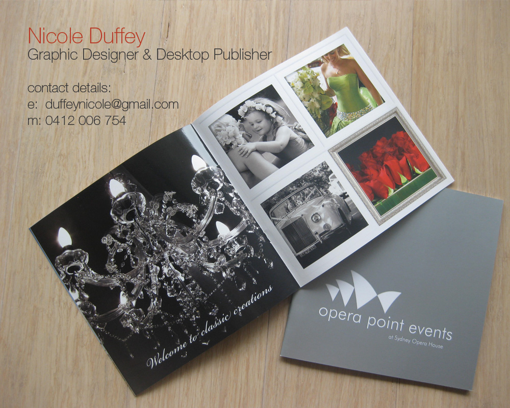 Nicole Duffey - Graphic Design & Desktop Publishing Sydney